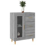 Sideboard Grey Sonoma 69,5x34x90 cm Engineered Wood 817364