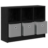 Sideboard with Drawer Black Oak 73.5 x 22.5 x 53.5 cm 8000501
