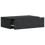 Wall-Mounted Side Table Black 87.5 x 34.5 x 17 cm 898836
