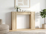 Fireplace Surround Sonoma Oak 100 x 20 x 100 cm Engineered Wood 8006617