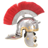 Roman Soldier Helmet Antique Replica LARP Silver Steel 286217