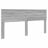 Bed Frame Grey Sonoma 180 x 200 cm Solid Pine Wood 3410569