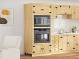 Cabinet SKI Honey Brown 66 x 58 x 207 cm Solid Pine Wood 42007567