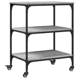 Kitchen Trolley Grey Sonoma 60x41x76 cm Engineered Wood 842304