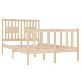 Bed Frame without Mattress 120x190 cm Small Double Solid Wood 3104098