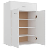 Shoe Cabinet White 60x35x84 cm Engineered Wood 801071