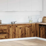 Drawer Bottom Cabinet Lyon Old Wood 80x46x81.5 cm Engineered Wood 856092