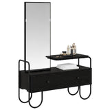 Dressing Table Black Oak 100 x 36.5 x 136 cm Engineered Wood 8007683