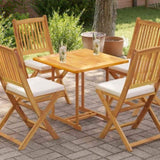 Table Top Teak Solid teak wood 70x70 cm Durable Table Top 48989