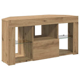 Corner LED TV Cabinet 100 x 40 x 50 cm Artisan Oak 889804