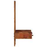 Wall Mirror with Drawers 60x33x90 cm Solid Wood Acacia 4102372