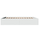 Bed Frame without Mattress White 200x200 cm 3280986