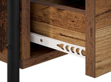 Hanging Bedside Cabinet 2 pcs Old Wood 40 x 30 x 50 cm 8013563