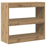 Book Cabinet/Room Divider Artisan Oak 80x30x72 cm 856815