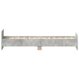 Bed Frame without Mattress Concrete Grey 90x200 cm 835928