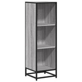 Book Cabinet Grey Sonoma 33.5x33x107.5 cm Engineered Wood 849157