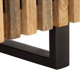 Bedside Cabinets 2 pcs 40x34x46 cm Solid Wood Rough Mango 377417