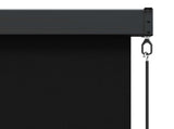 Roller Blind Black 80 x 250 cm Fabric and Aluminum 42037172