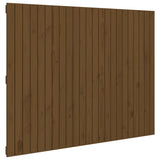 Wall Headboard Honey Brown 146.5x3x110 cm Solid Wood Pine 824946