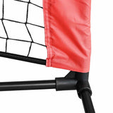 Tennis Net Folding Black and Red 595 x 90.5 x 87 cm Polyester 42012863