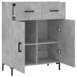 Sideboard Concrete Grey 69.5x34x90 cm Engineered Wood 827984