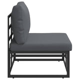 Outdoor Furniture Black and Anthracite 70 x 71.5 x 71 cm Metal 42008021