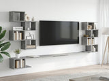 Wall-Mounted TV Shelf Grey Sonoma 180 x 15 x 94 cm 8012297