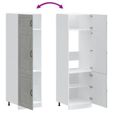 Kitchen Cupboard Kalmar Concrete Grey Engineered Wood 853631