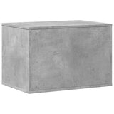 Cat Litter Box Enclosure Concrete Grey 60x40x40 cm Engineered Wood 857727