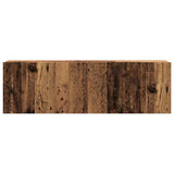 Wall Mounted TV Cabinet Old Wood 100x30x30 cm Engineered Wood 856018
