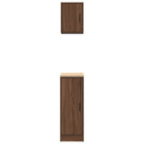 ZNTS Garage Cabinets 2 pcs Brown Oak Engineered Wood 3328293