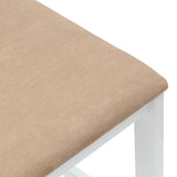 Dining Chairs 2 pcs White 40 x 47.5 x 99.5 cm Solid Rubber Wood 42020472