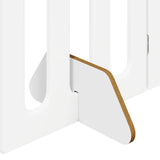 Folding Pet Fence 2 pcs White 100.5 x 38 x 70 cm 8005953
