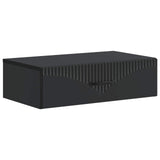 Wall-Mounted Side Table Black 59 x 34.5 x 17 cm Engineered Wood 898996