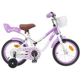 Kids Bike 14 Inches for 3-5 Years Old Purple 42009603