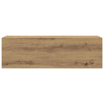 ZNTS Bathroom Wall Cabinet Artisan Oak 100x25x30 cm Engineered Wood 860102