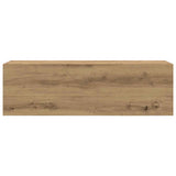 ZNTS Bathroom Wall Cabinet Artisan Oak 100x25x30 cm Engineered Wood 860102