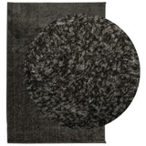 Rug ISTAN High Pile Shiny Look Anthracite 160x230 cm 375642