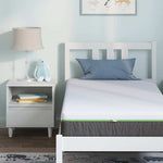 Mattress White and Grey 80 x 160 cm Pocket Spring 4106367
