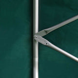 Livestock Tent PVC 3,7x3,7 m Green 3056433