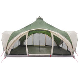 Tipi Tent with Roof Green 18-Person Polyester and Steel 42028619