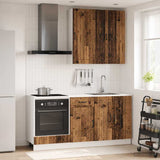 Kitchen Unit LUCCA 5 pcs Old Wood Engineered Wood 3438273