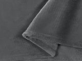 Throw Blankets 6 pcs Dark Grey 220 x 240 cm Fleece 42016799
