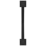 Dining Table Legs X-Shaped 2 pcs Black 70x cm Steel 4012916