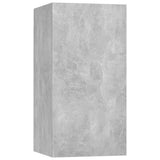 7 Piece TV Cabinet Set Concrete Grey Engineered Wood 3079091