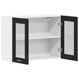 Hanging Cabinet Lyon Black Oak 80 x 31 x 60 cm Engineered Wood 863147