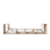 ZNTS TV Cabinet Double L-Shaped Oak 243065