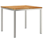 Garden Dining Set 3 pcs Brown Solid teak wood 3334797