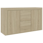 ZNTS Sideboard Sonoma Oak 120x36x69 cm Engineered Wood 801844