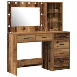 Dressing Table 2 pcs Brown 78.5 x 41 x 135 cm Engineered Wood 3334198
